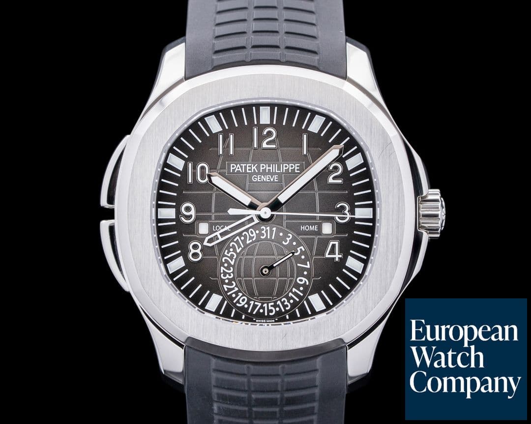 Image of Patek Philippe Aquanaut 5164A Travel Time SS Black Dial