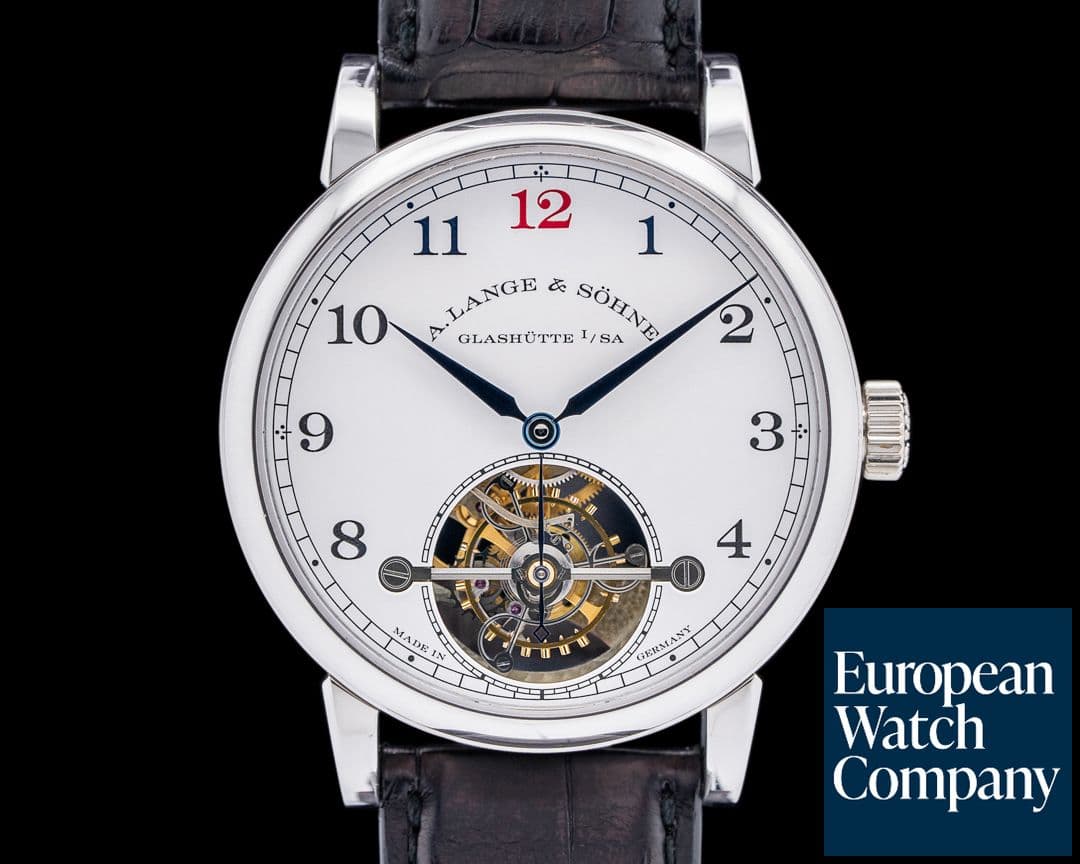 Image of A. Lange and Sohne 1815 Tourbillon 730.079 Platinum Enamel Dial LIMITED