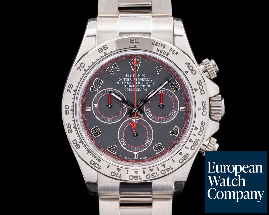 Image of Rolex Daytona 116509 18K White Gold Slate Gray Arabic Racing Dial