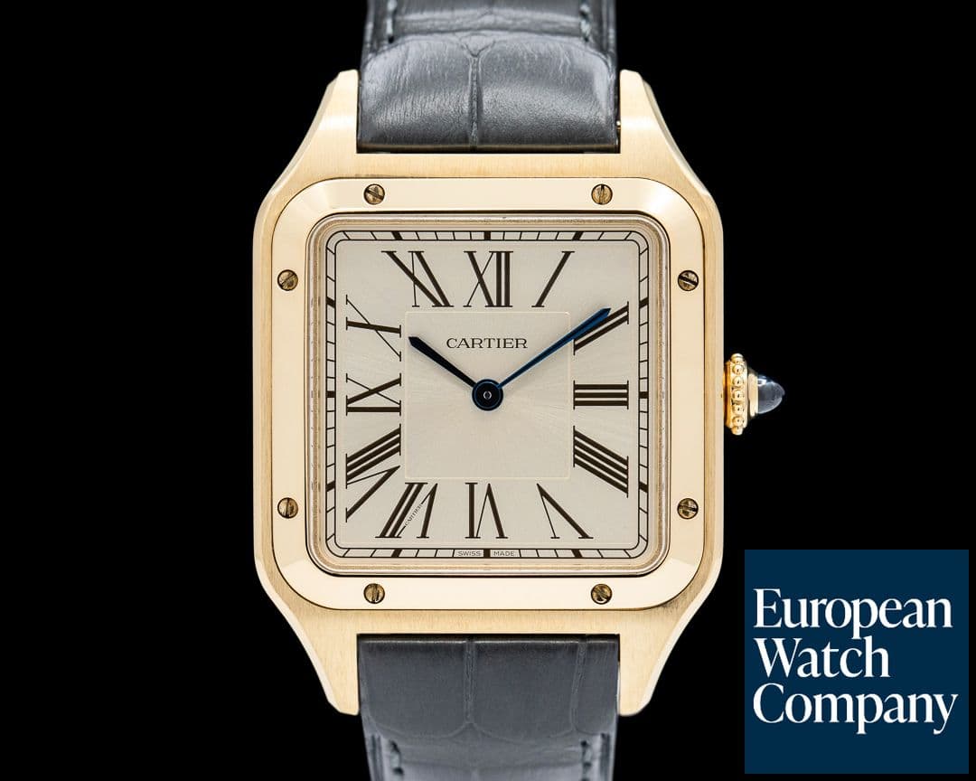 Image of Cartier Santos-Dumont "La Baladeuse" Large 18K Yellow Gold LIMITED