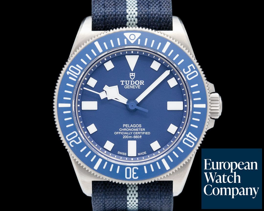 Image of Tudor Pelagos FXD Marine Nationale Titanium Blue Dial