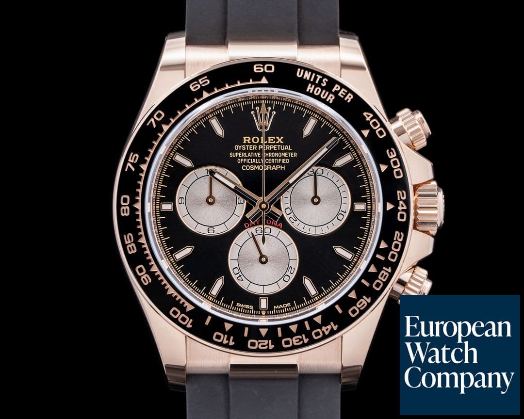 Image of Rolex Daytona 126515 18K Rose Gold Oysterflex Black Dial 2025 UNWORN