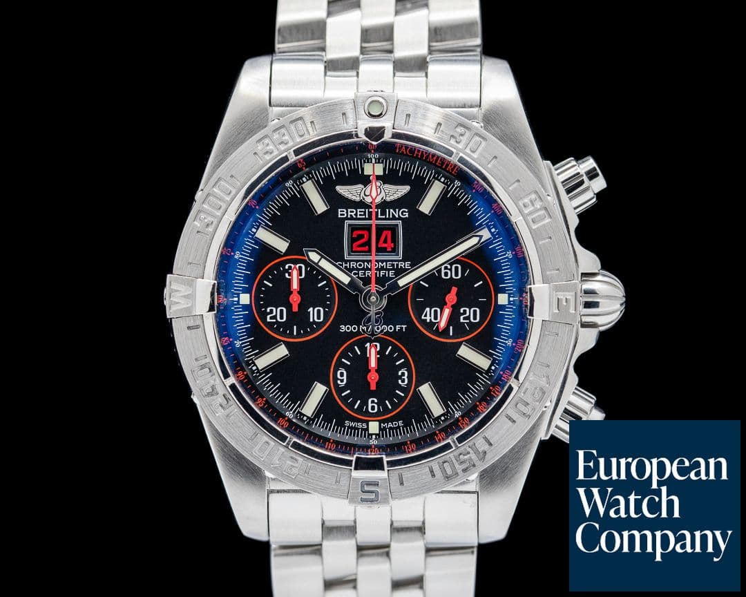 Image of Breitling Blackbird Chronograph SS Black Dial LIMITED