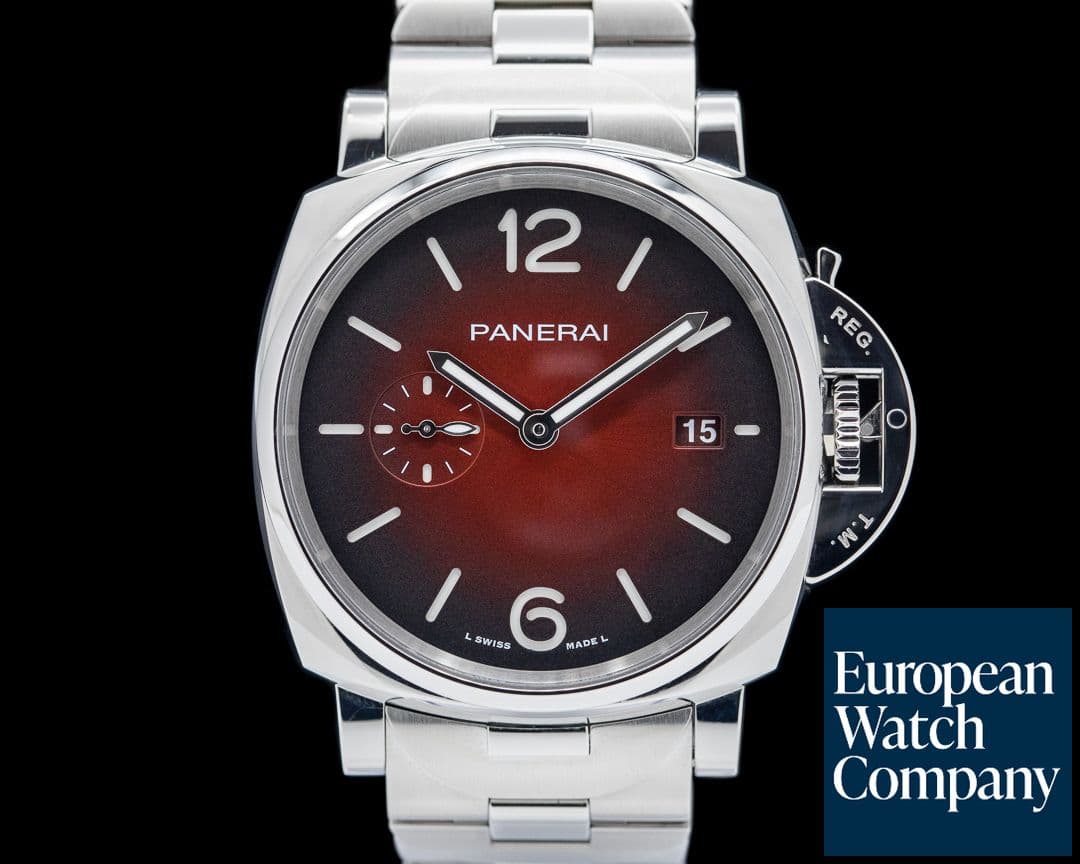 Image of Panerai Luminor Due 42 Automatic SS Burgundy Dial 2025