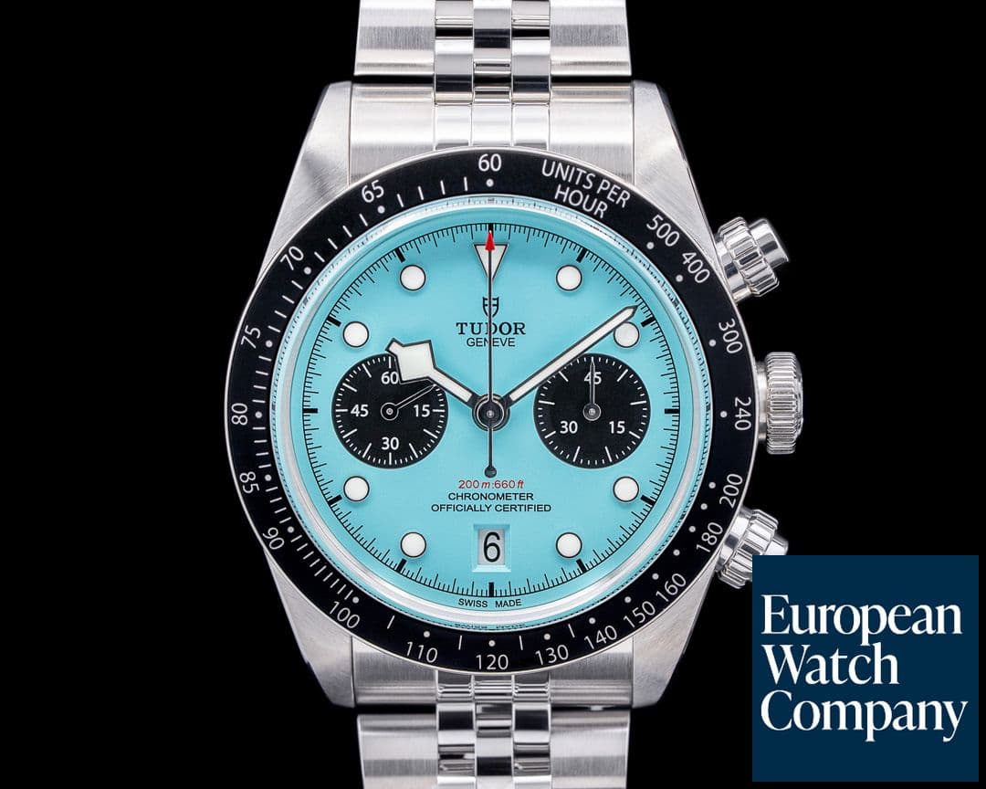 Image of Tudor Black Bay Chronograph SS Turquoise Dial 2025 UNWORN
