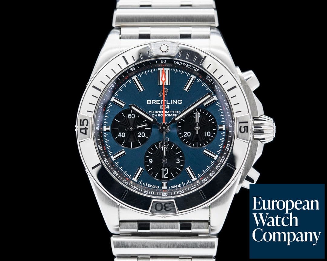 Image of Breitling Chronomat B01 42MM SS Blue Dial