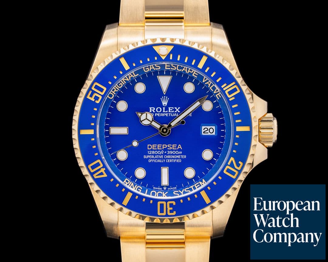 Image of Rolex Sea Dweller Deep Sea 136668LB 18K Yellow Gold Blue Dial 2024