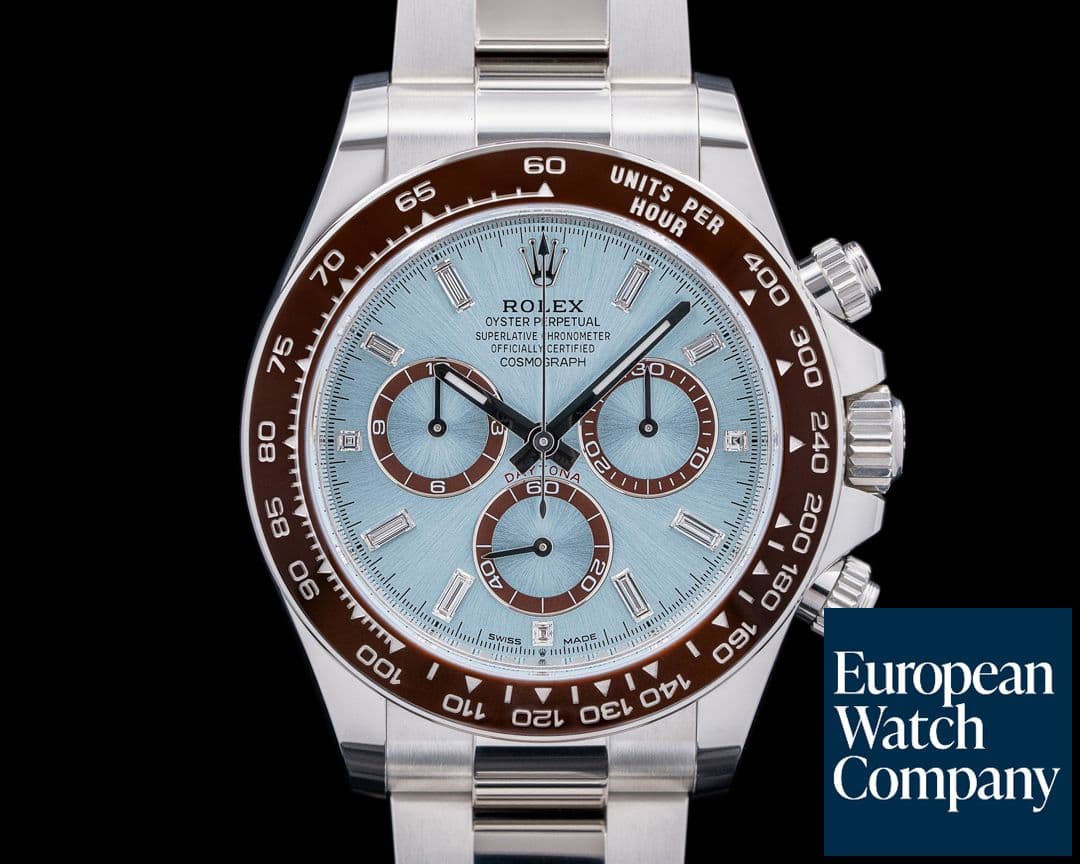 Image of Rolex 126506 Daytona "Playtona" Platinum Blue Dial 2024
