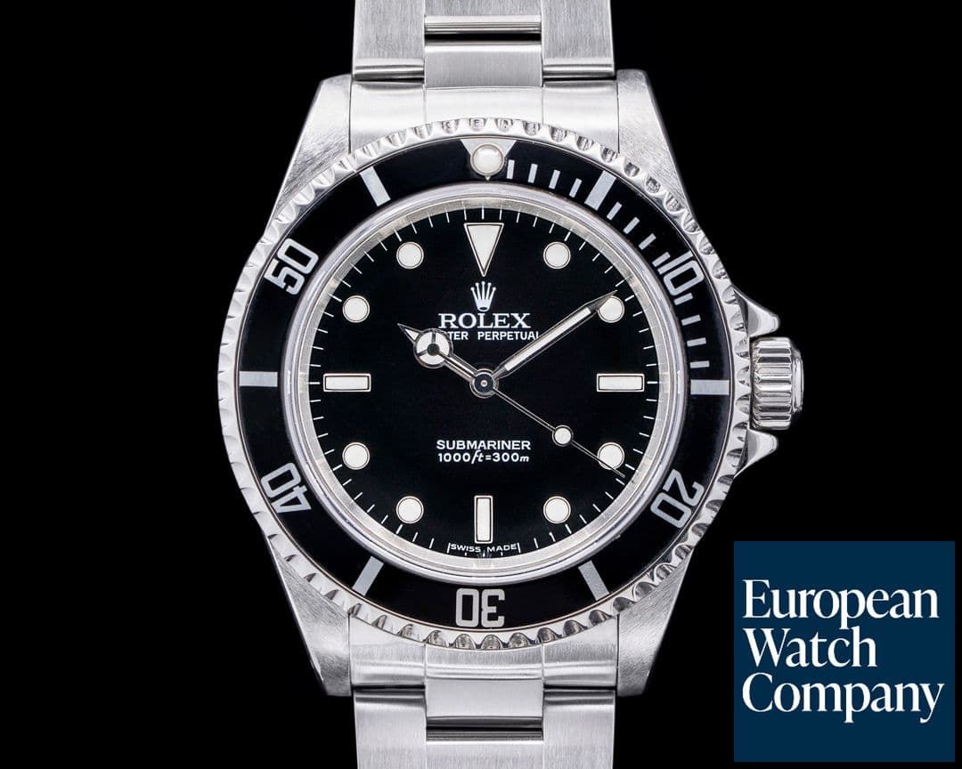 Image of Rolex 14060M Submariner No Date SS Black Dial