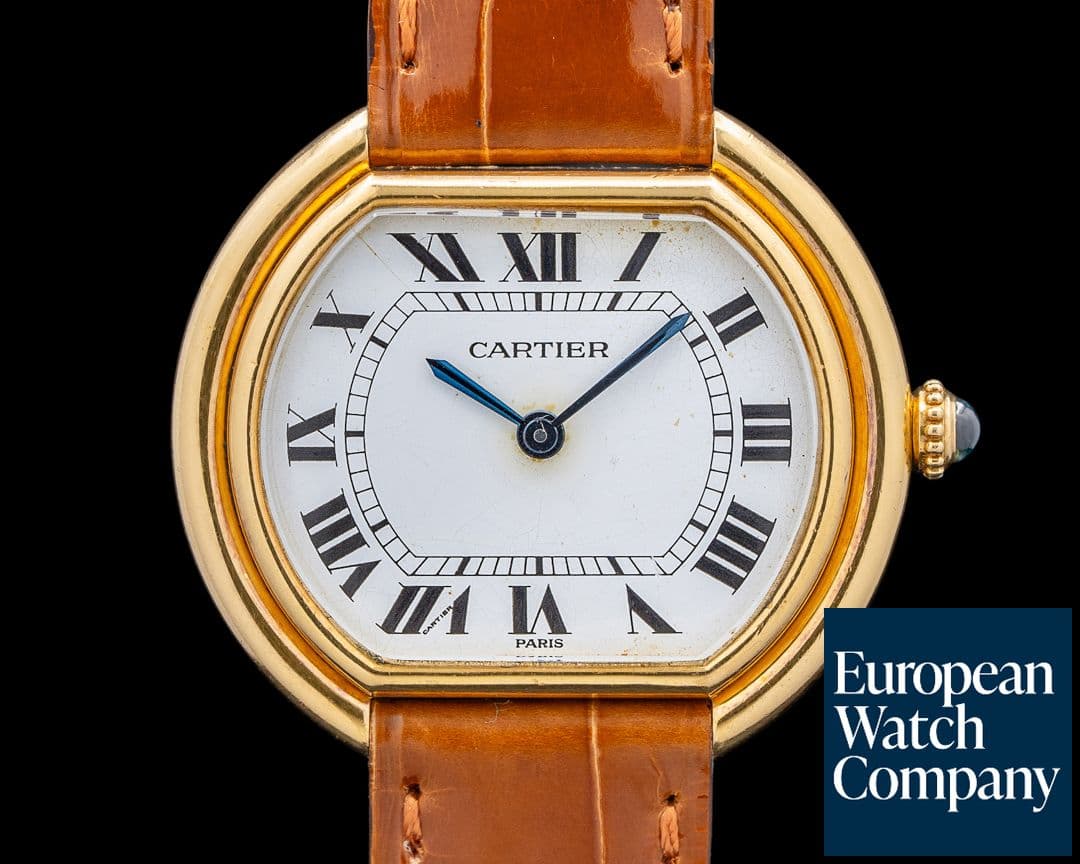 Image of Cartier Ellipse Gondole Paris Manual Wind 18K YG
