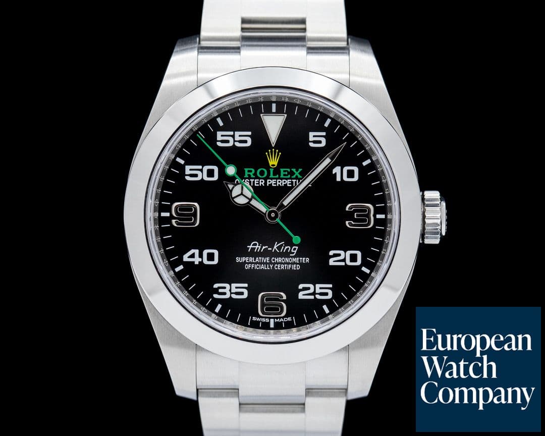 Image of Rolex Air King 116900 SS Black Dial