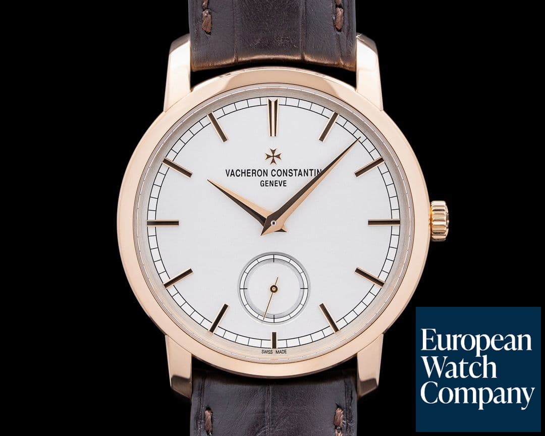 Image of Vacheron Constantin Patrimony Traditionnelle Small Seconds 18K RG Silver Dial