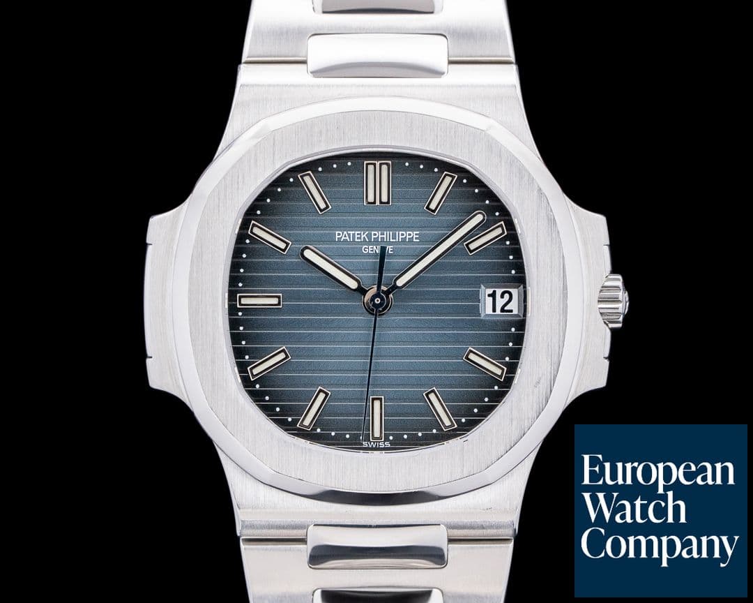 Image of Patek Philippe 5800 Nautilus Mid Size SS Blue Dial RARE