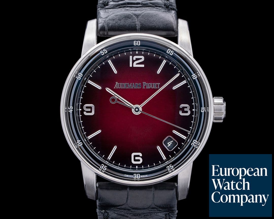 Image of Audemars Piguet Code 11.59 Automatic 18K White Gold Burgundy Dial