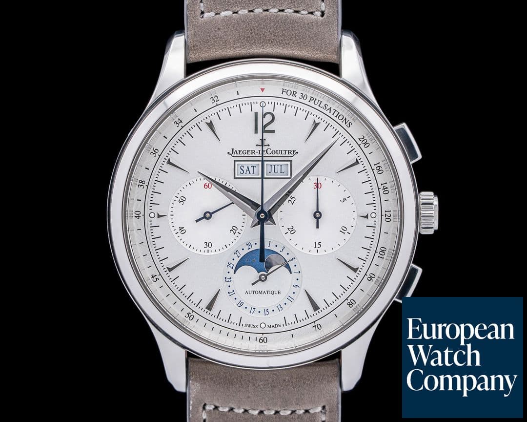 Image of Jaeger LeCoultre Master Control Chronograph Calendar SS Silver Dial