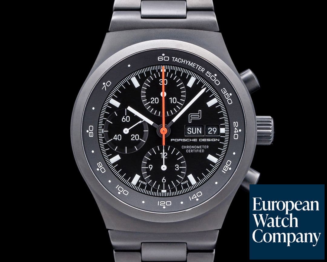 Image of Porsche Design Chronograph 1 Black Dial LIMITED