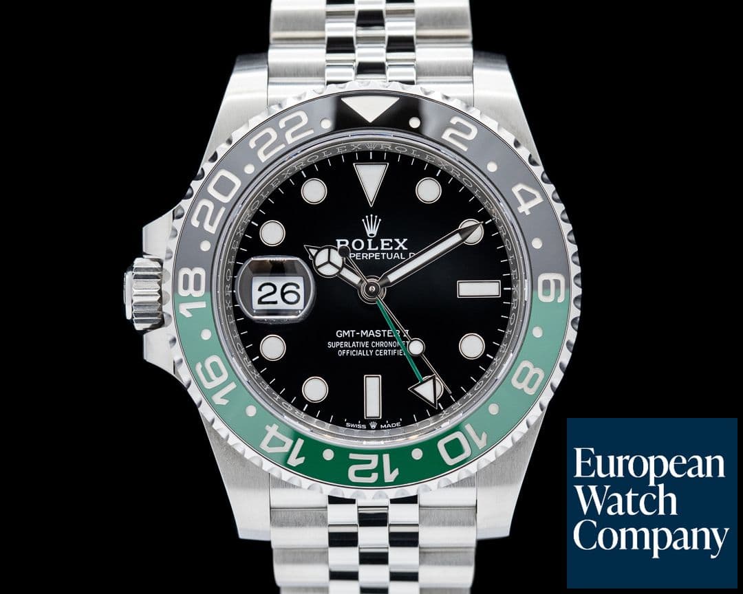Image of Rolex Left-Handed GMT Master II "SPRITE" Jubilee SS Black Dial 2024