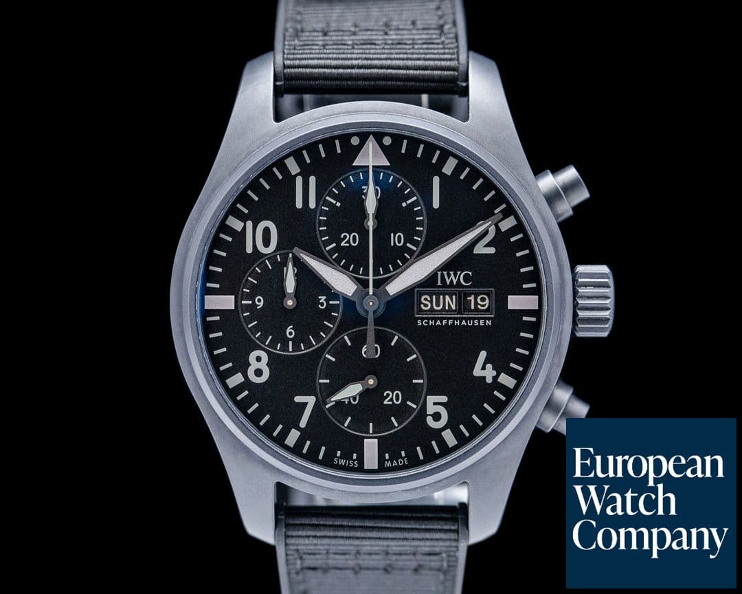 Image of IWC Top Gun Chronograph Ceratanium Black Dial 2024