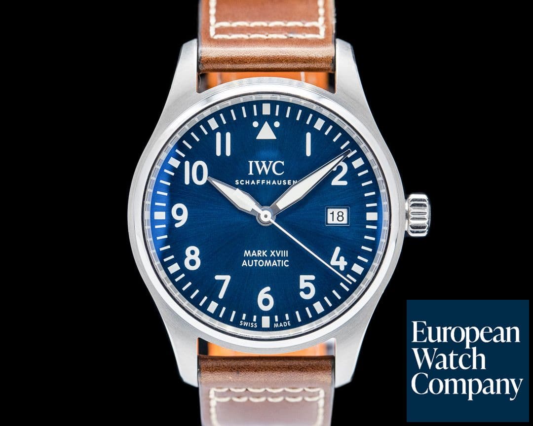 Image of IWC Mark XVIII Le Petite Prince SS Blue Dial