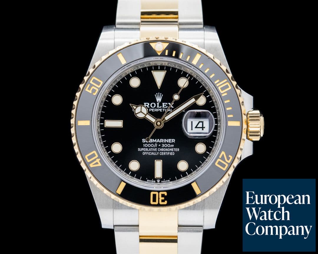 Image of Rolex Submariner 126613LN 18K Yellow Gold / SS Black Dial