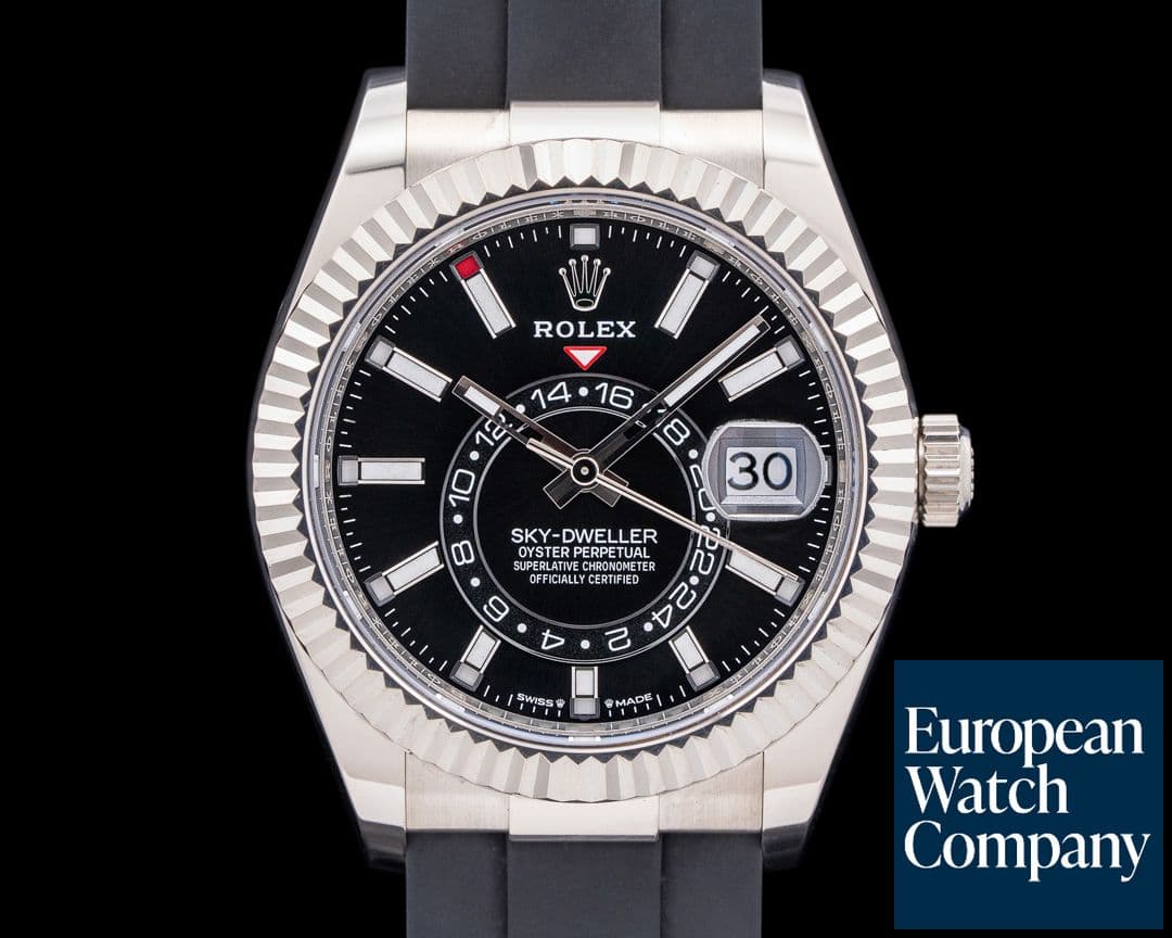 Image of Rolex Sky Dweller 18K White Gold Black Dial