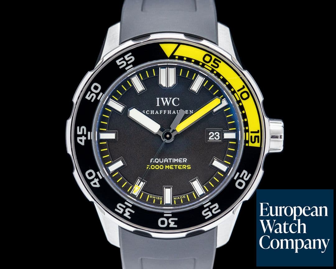 Image of IWC Aquatimer 2000 SS Black Dial