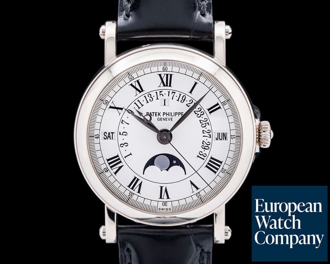 Image of Patek Philippe 5059G Retrograde Perpetual Calendar 18K White Gold White Dial