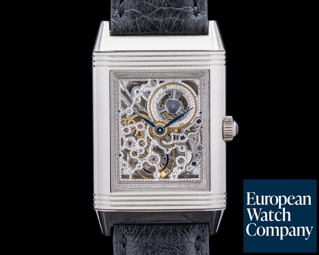 Image of Jaeger LeCoultre Reverso Skeleton "Number One" Platinum Skeleton Dial LIMITED