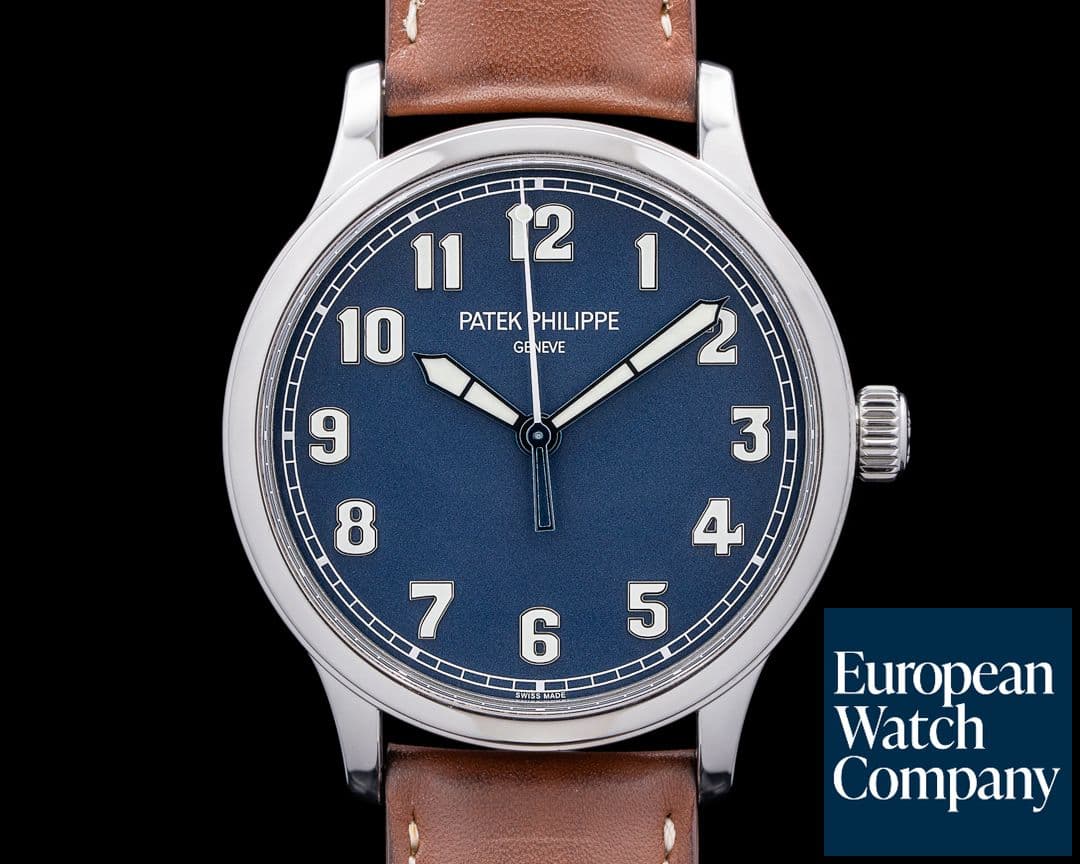 Image of Patek Philippe Pilot 5522A Calatrava SS "New York" Blue Dial LIMITED