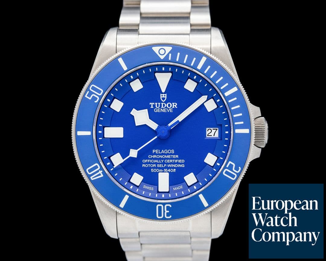 Image of Tudor 25600TB Pelagos Titanium Blue Dial