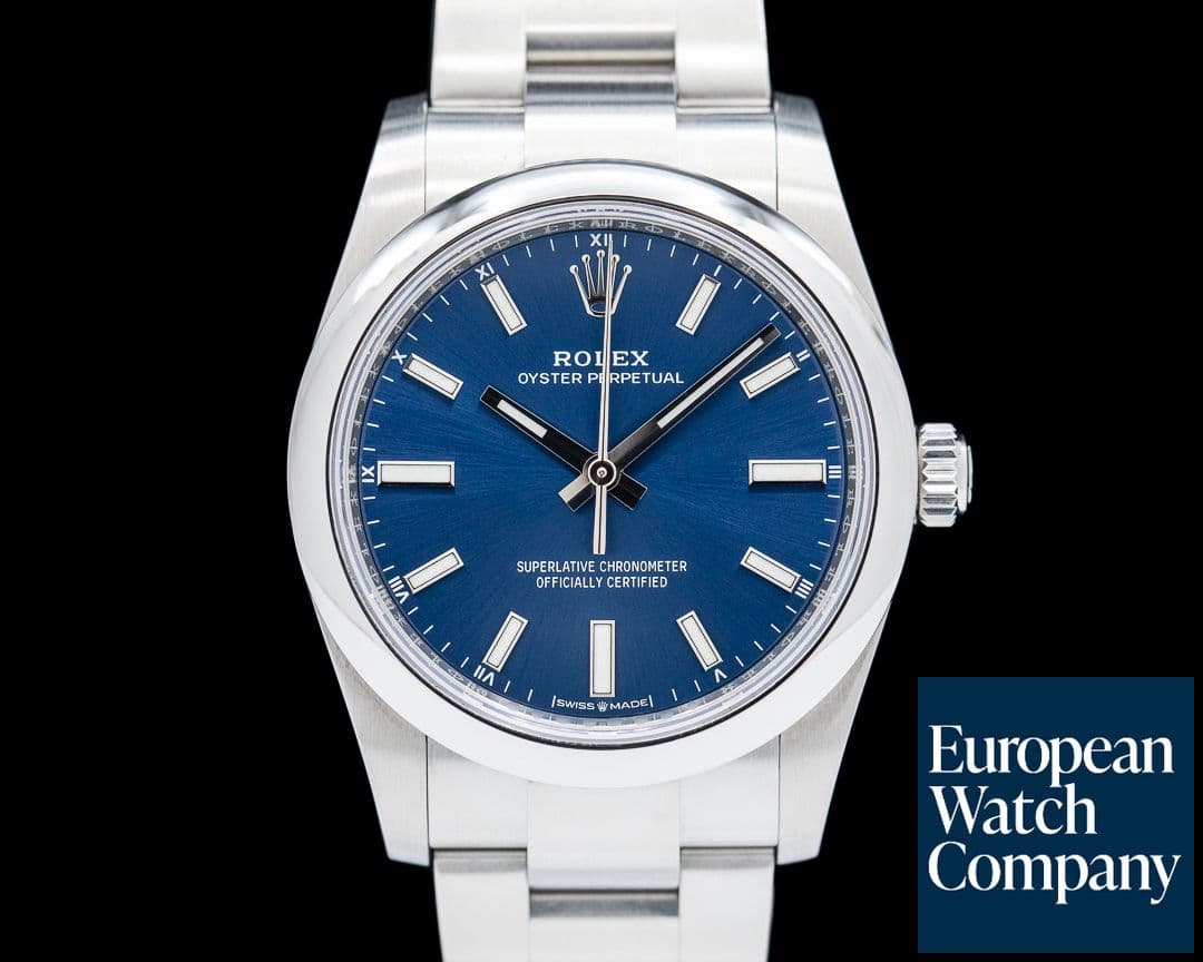 Image of Rolex Oyster Perpetual 124200 34MM SS Blue Dial