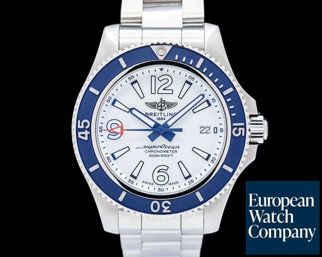 Image of Breitling SuperOcean 42 SS White Dial UNWORN