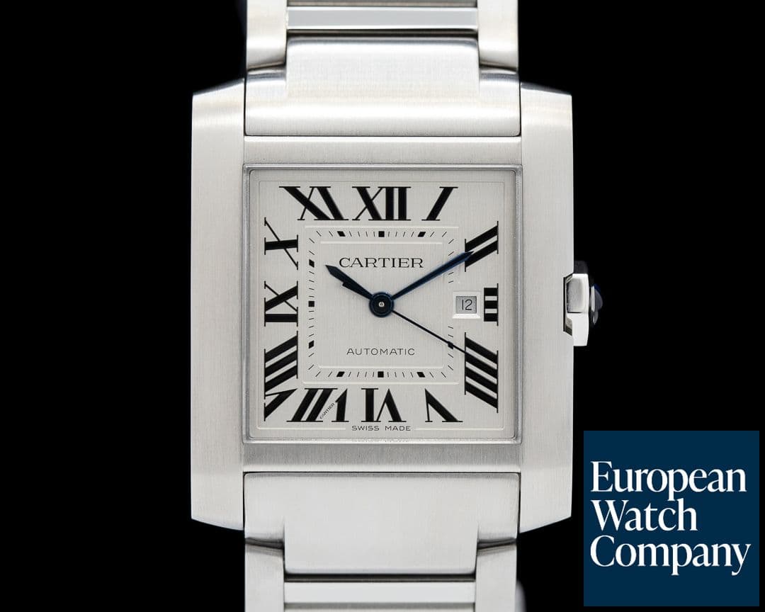 Image of Cartier Tank Francaise Large Automatic SS Silver Dial 2024 UNWORN