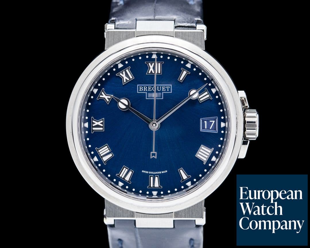Image of Breguet Marine Automatic 5517 Titanium Blue Dial 2024 UNWORN