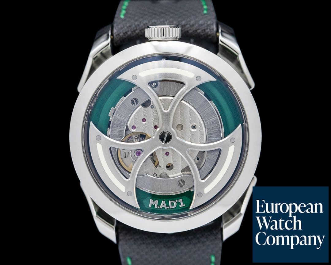 Image of MB&F M.A.D 1 Green "Lucky Clover" SS UNWORN