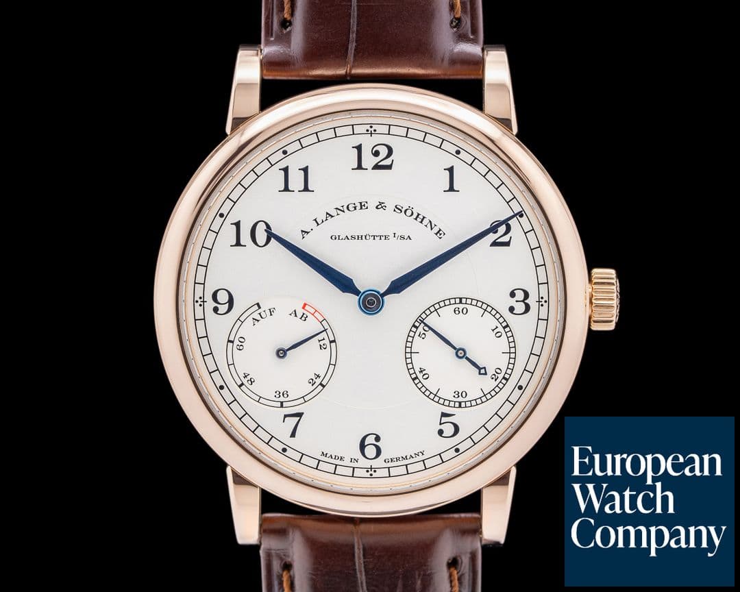 Image of A. Lange and Sohne 234.032 1815 Up & Down 18K Rose Gold Silver Dial