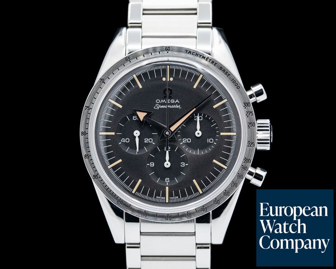 Image of Omega Speedmaster 1957 Trilogy SS Black Dial LIMITED
