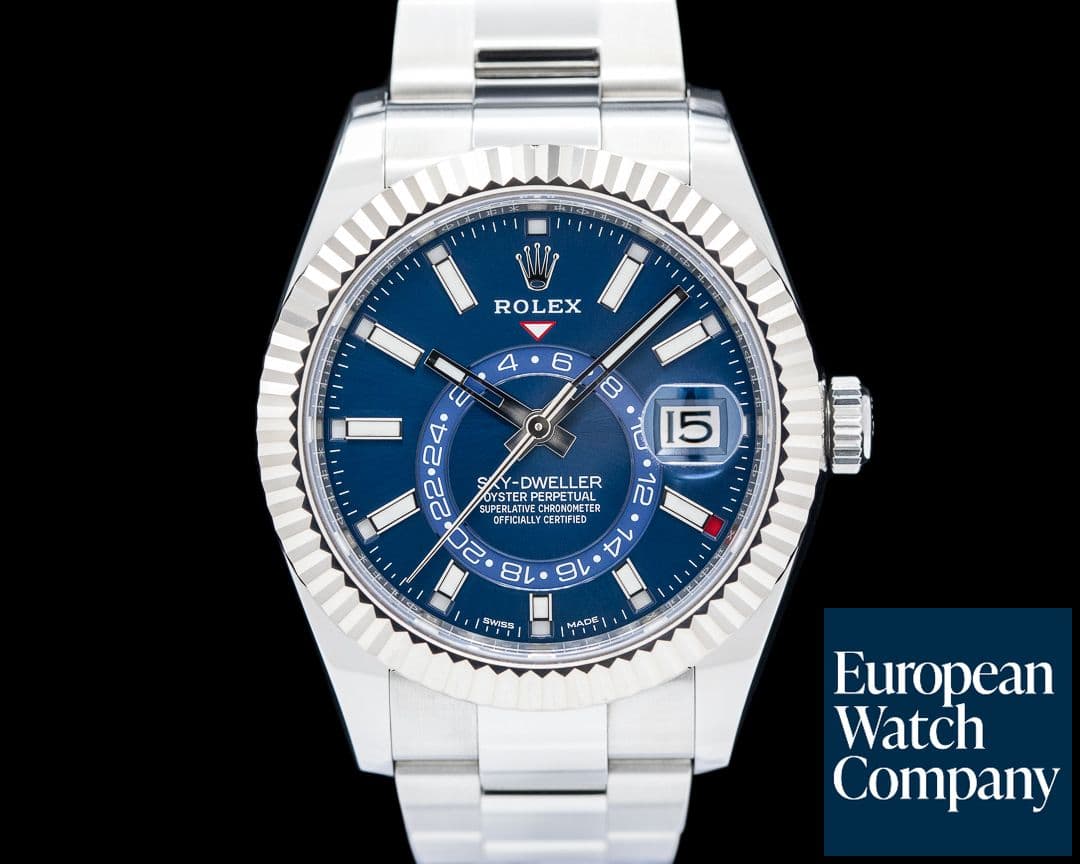 Image of Rolex 326934 Sky-Dweller SS Blue Dial