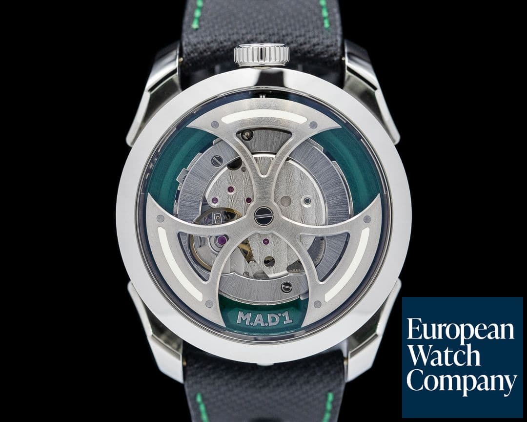 Image of MB&F M.A.D 1 SS Green Dial