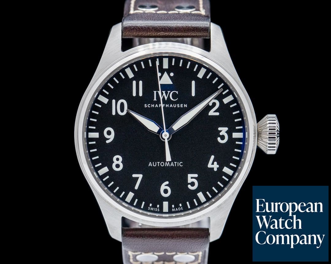 Image of IWC Big Pilot's Watch IW329301 SS Black Dial