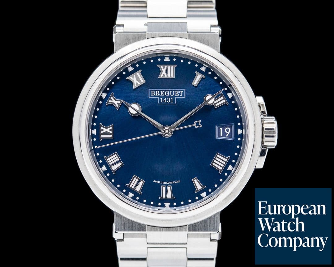 Image of Breguet 5517 Marine Automatic Titanium Blue Dial
