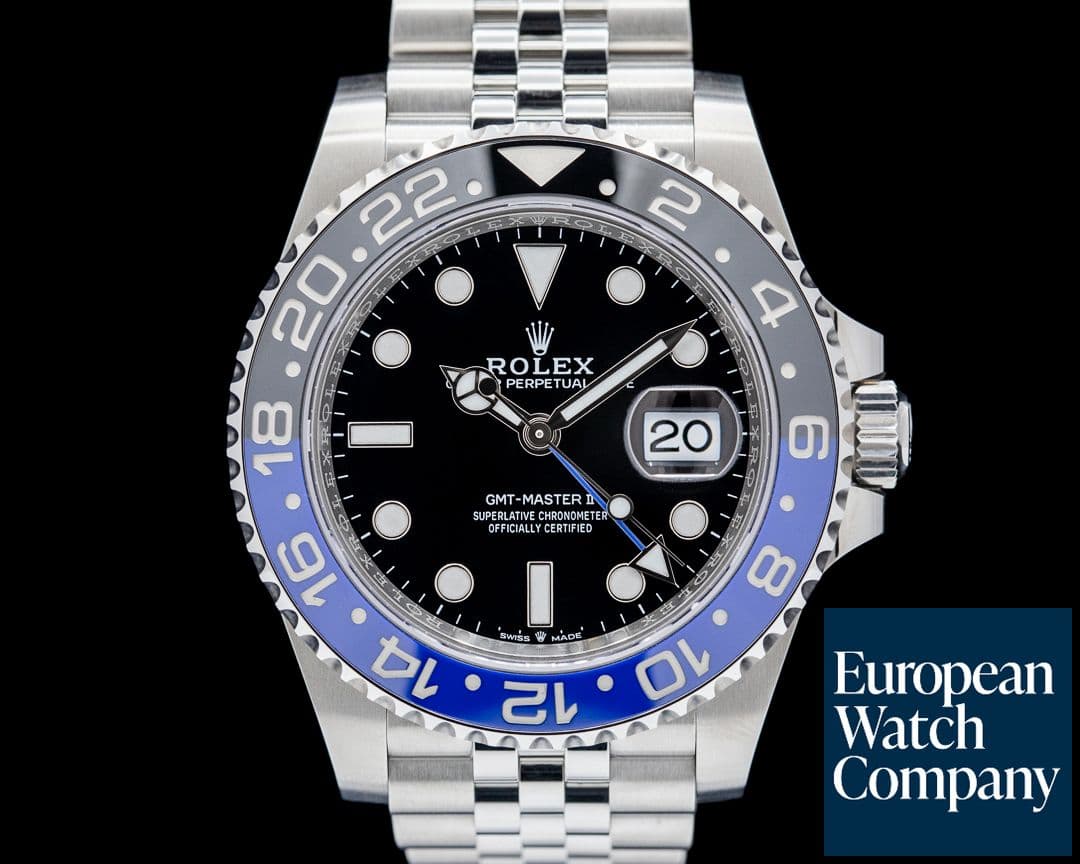 Image of Rolex GMT Master II 126710BLNR "Batman" SS Jubilee Black Dial 2024
