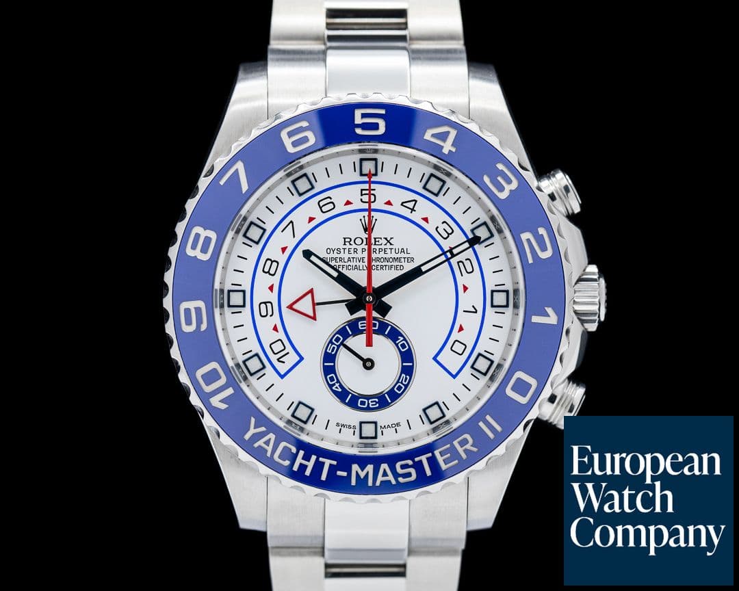 Image of Rolex Yacht Master II 116680 SS White Dial