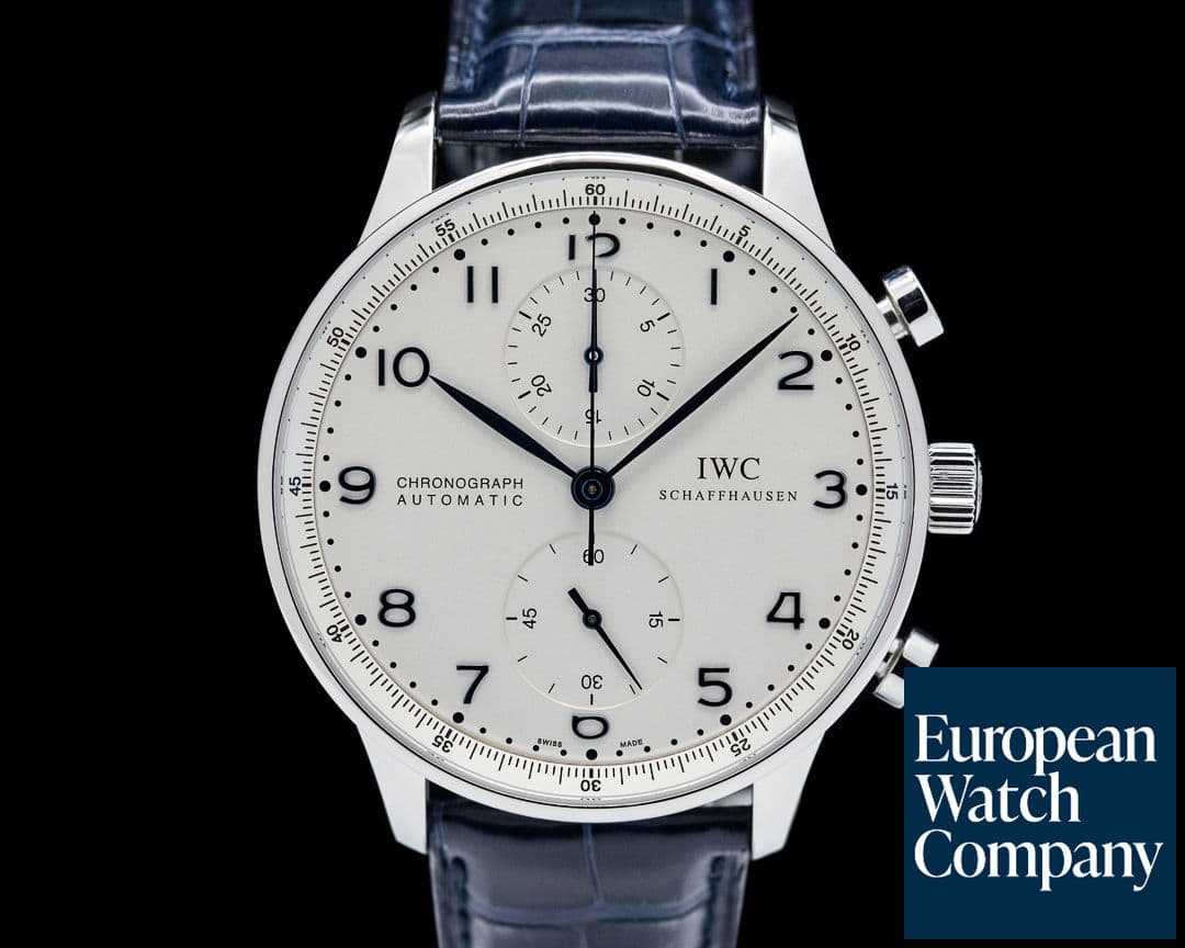 Image of IWC Portuguese Chronograph SS Silver Dial