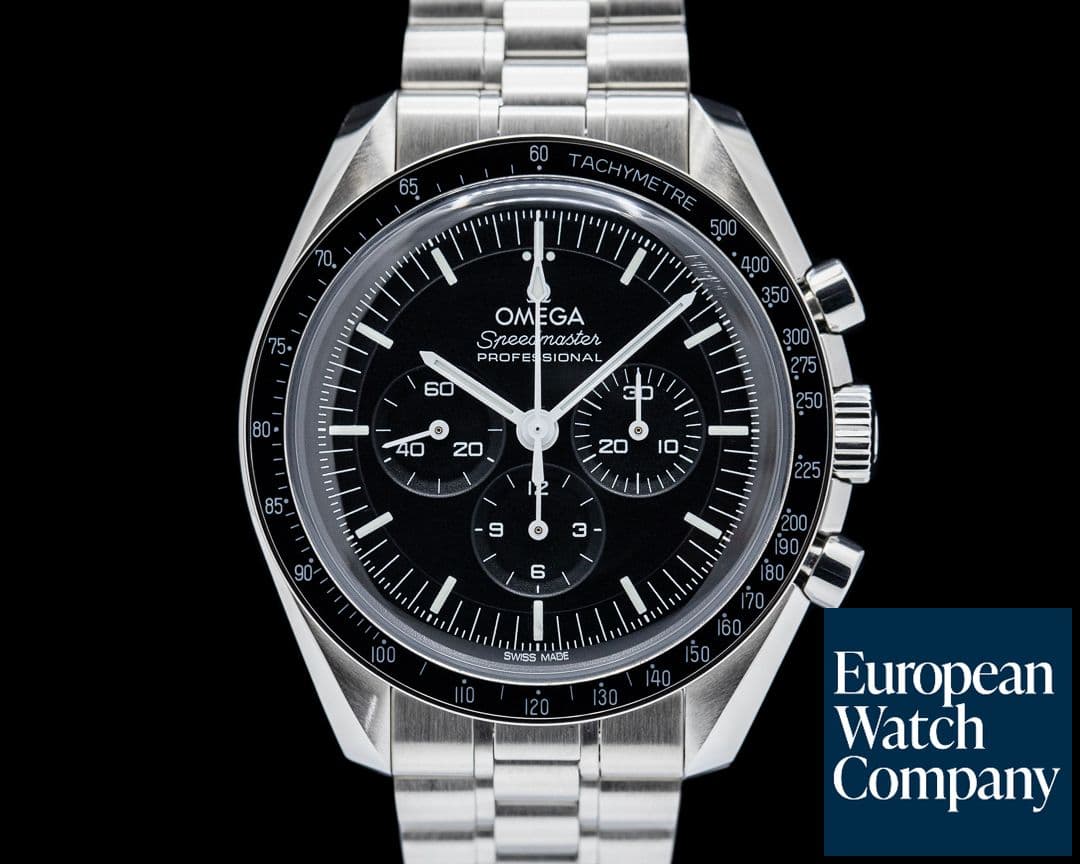 Image of Omega Speedmaster Professional Moonwatch SS Black Dial