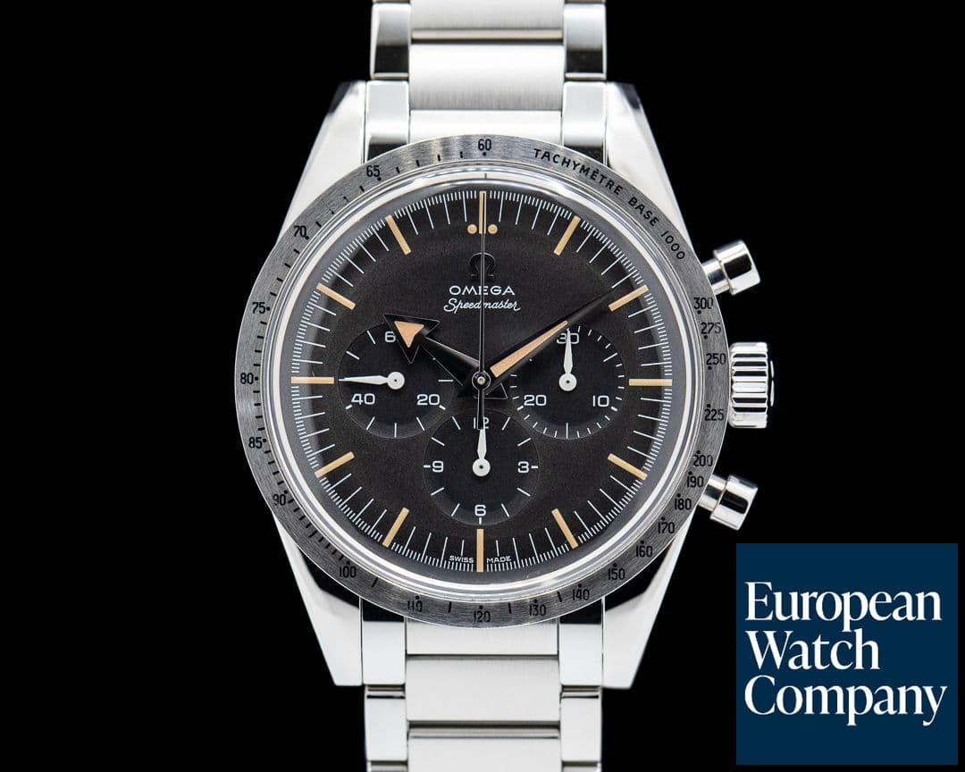 Image of Omega Speedmaster 1957 Trilogy SS Black Dial LIMITED