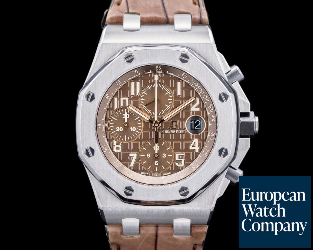 Image of Audemars Piguet 26470ST Royal Oak Offshore SS Brown Dial