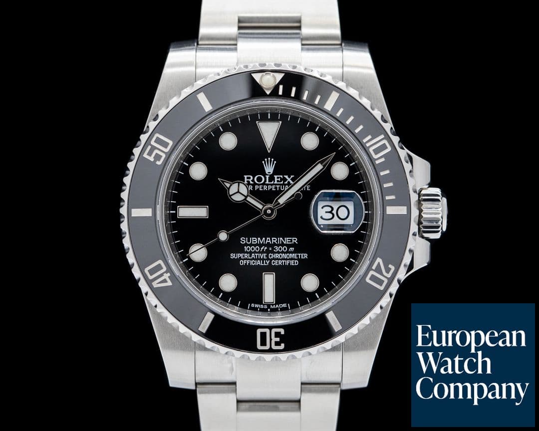Image of Rolex Submariner 116610LN Ceramic SS Black Dial