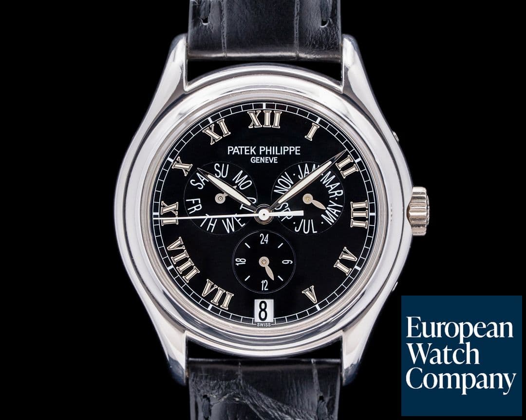 Image of Patek Philippe Annual Calendar 5035G 18K White Gold Black Dial