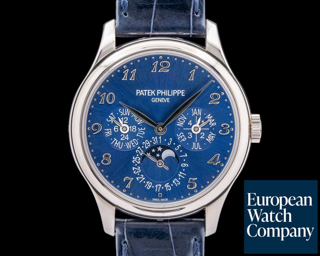 Image of Patek Philippe Perpetual Calendar 5327G 18K White Gold / Blue Dial